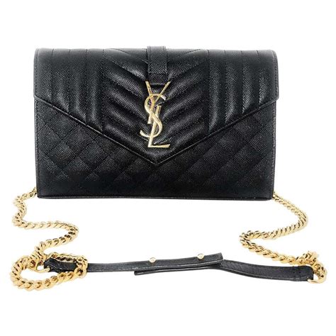 ysl monogram chain wallet price|ysl envelope wallet on chain.